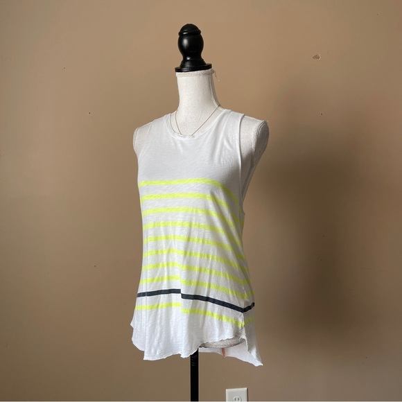 SUNDRY | Striped Racerback Tank Top Sz 2 - Picture 3 of 6
